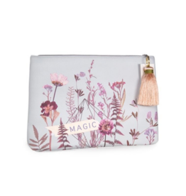 Flower Bed Large Tassel Pouch