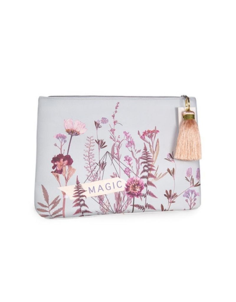 Flower Bed Large Tassel Pouch