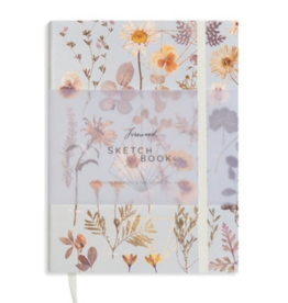 Golden Garden Faux Leather Sketchbook