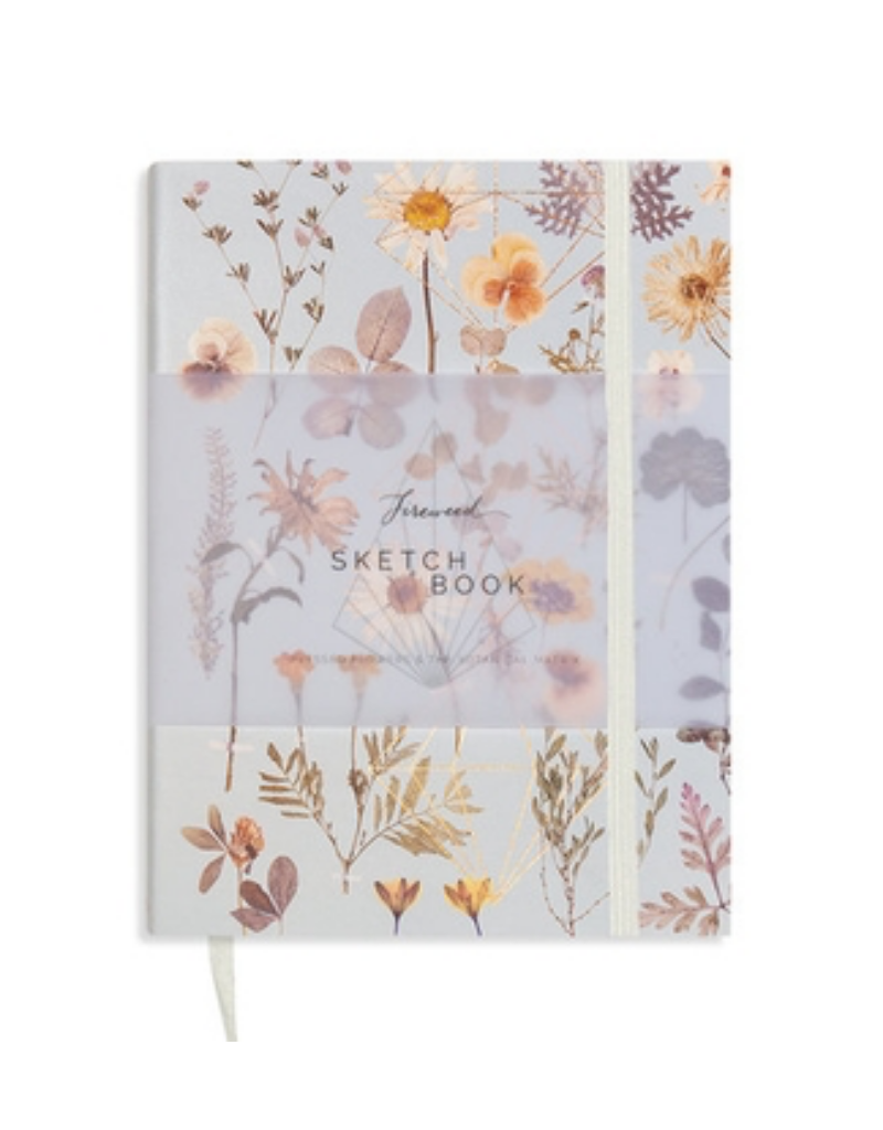 Golden Garden Faux Leather Sketchbook