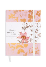 Pink Shine Faux Leather Sketchbook