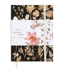 Black Shine Faux Leather Sketchbook