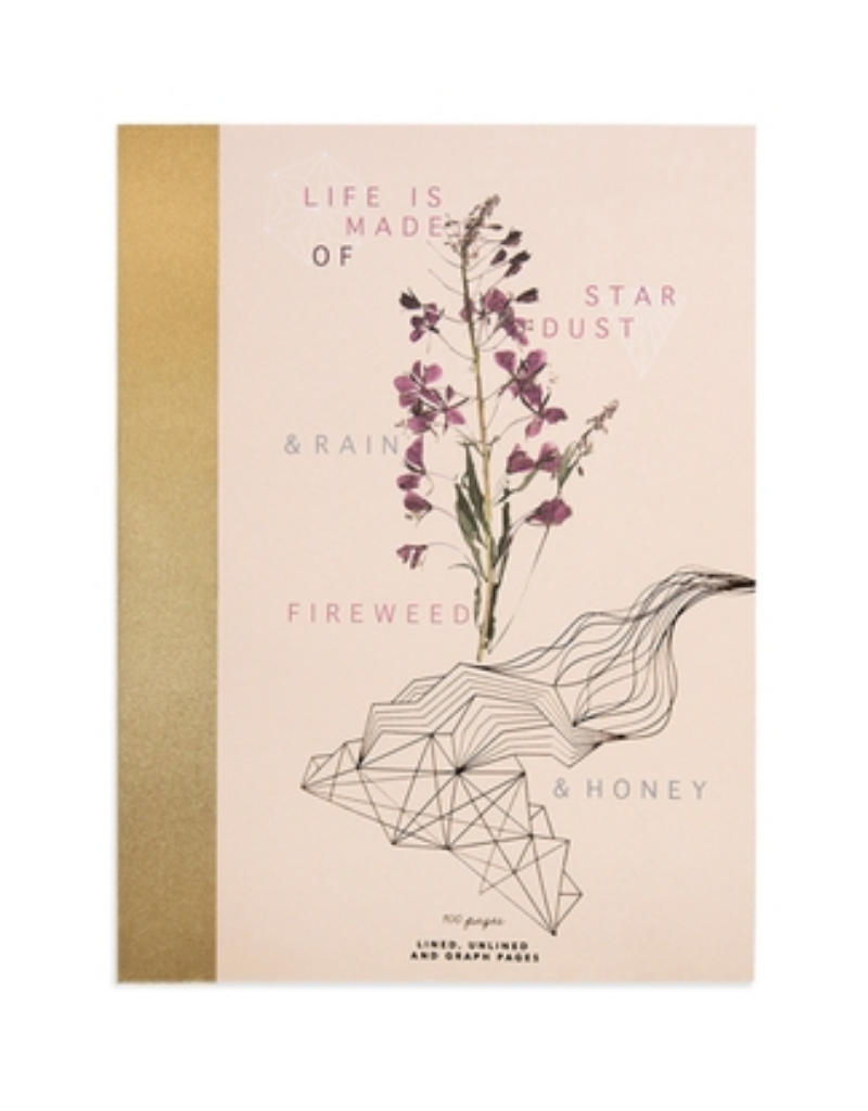 Fireweed and Honey Clothbound Notebook