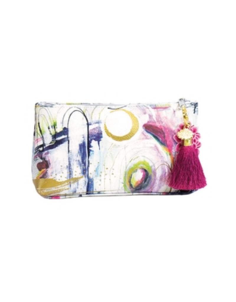 Brushstrokes Small Tassel Pouch