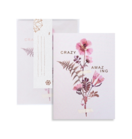 Pink Petals Greeting Card