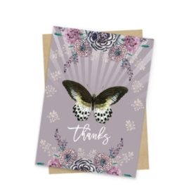 Rare Thanks Mini Card