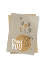Daffodil Thanks Mini Card