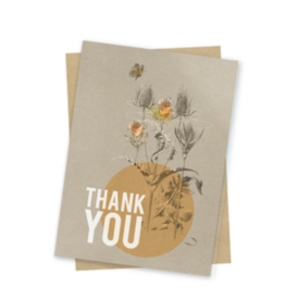 Daffodil Thanks Mini Card