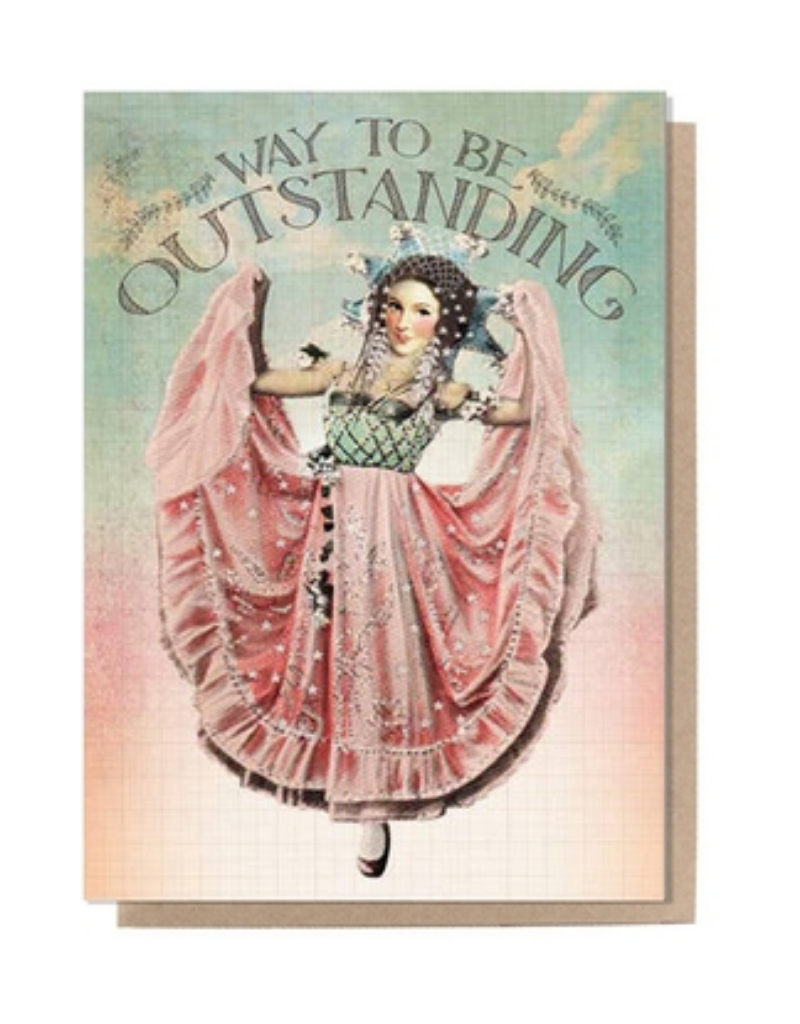 Outstanding Greeting Card