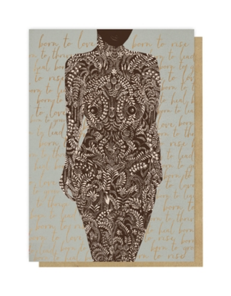 Living Woman Greeting Card