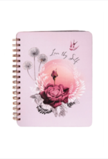 Lavender Rose Spiral Notebook
