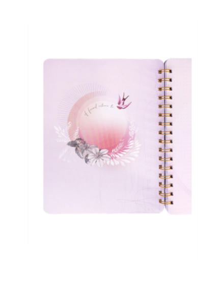 Lavender Rose Spiral Notebook