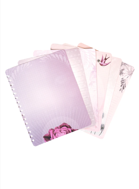 Lavender Rose Spiral Notebook