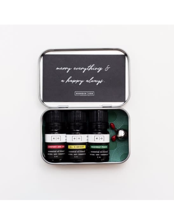 Holiday Essential Oils Collection Tin