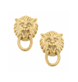 Small Lion Head Studs