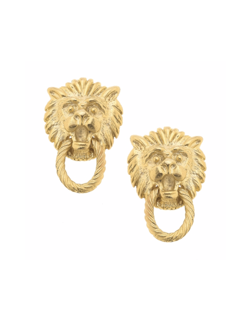 Small Lion Head Studs