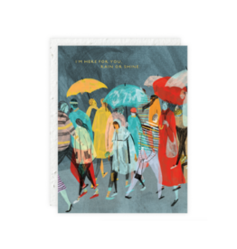 Rainy Day Crowd Seedlings Card