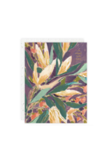 Purple Mini Floral Card