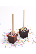 Sweet + Savory Happy Birthday Hot Chocolate on a Stick