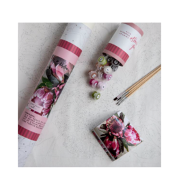 Pink Picasso KitsPretty Protea Printed Canvas