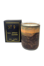 No 9 Artisan Leather Candle
