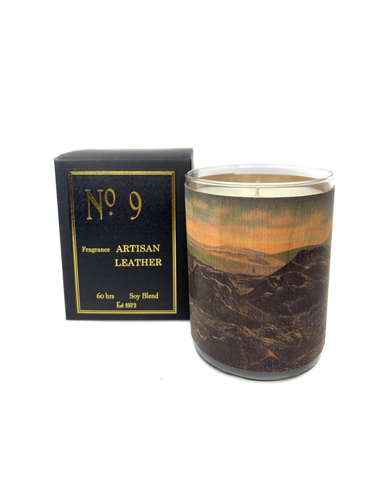 No 9 Artisan Leather Candle
