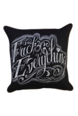 Fuck Everything Lettering Pillow