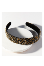 Black Confetti Headband