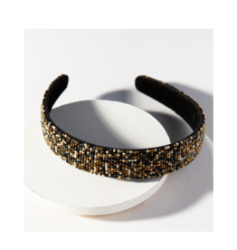 Black Confetti Headband