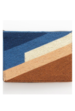 Blue, Bronze, and Pink Seed Bead Clutch