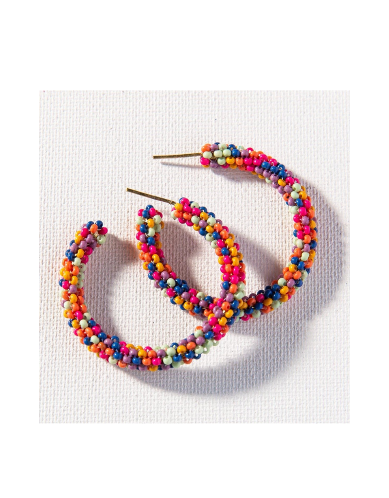 Confetti Hoop Earring Small