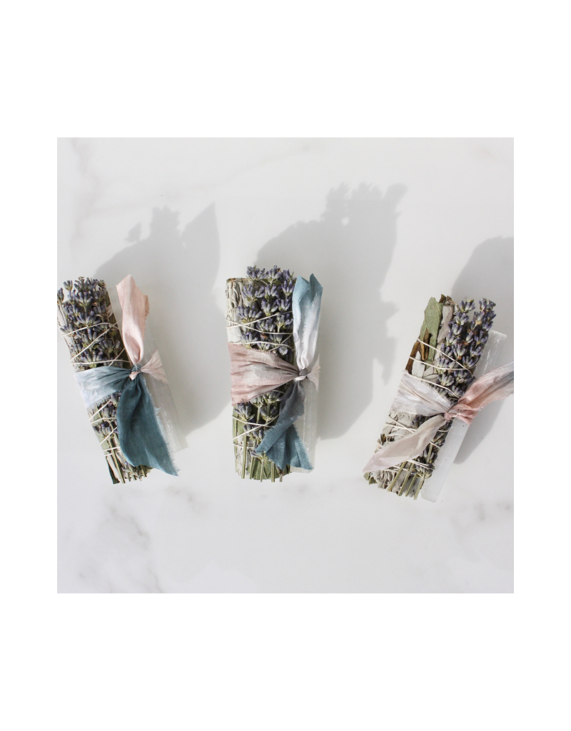 White Sage + Eucalyptus Smudge Stick