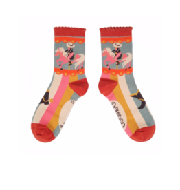 Ladies Ankle Socks Cowgirl