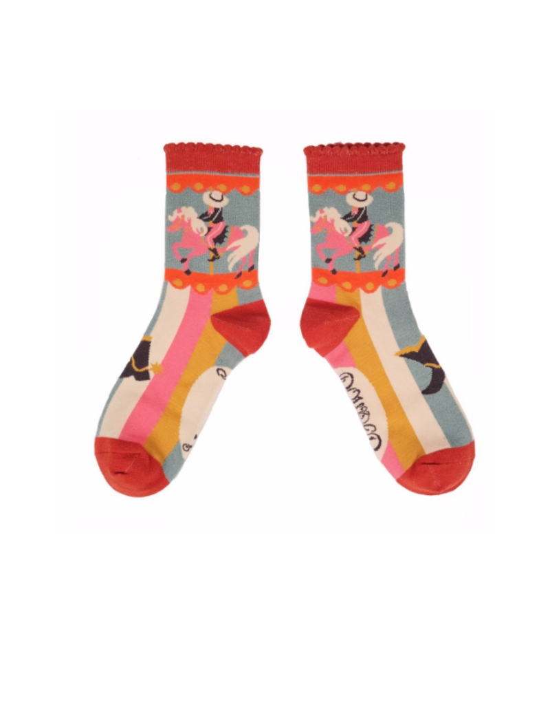 Ladies Ankle Socks Cowgirl