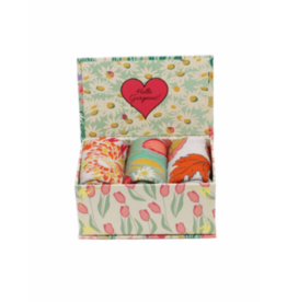 Ladies Sock Gift Box Cottage Green