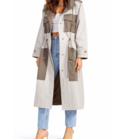 Say You Twill Trench Jacket