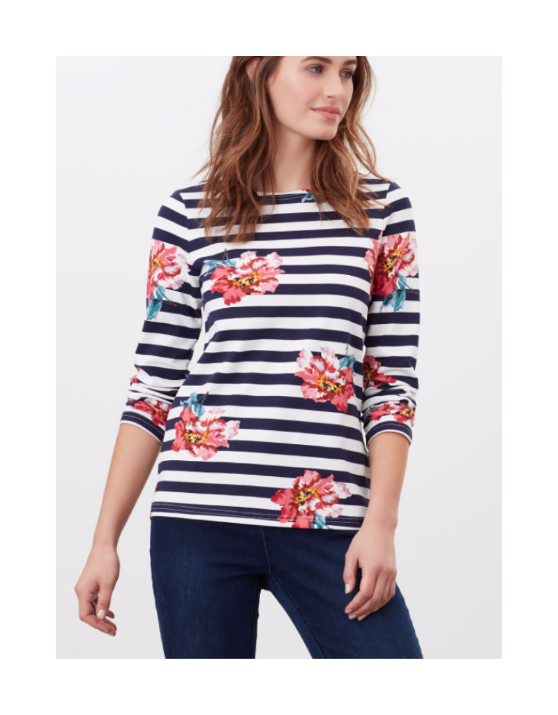 Harbour Print Long Sleeve Jersey Top