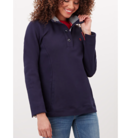 Beachy Funnel Neck Sweatshirt
