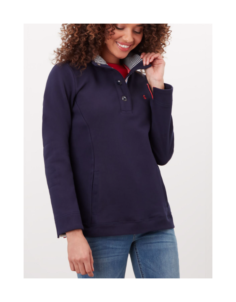 Beachy Funnel Neck Sweatshirt