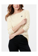 Habour Print Long Sleeve Jersey Top