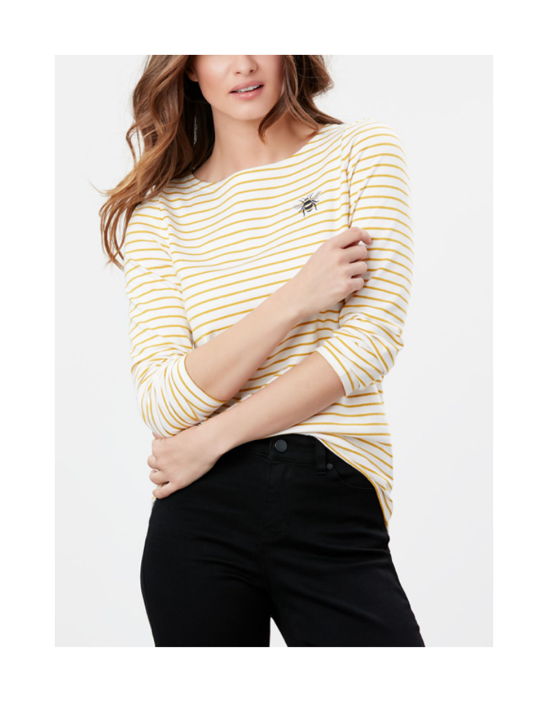 Habour Print Long Sleeve Jersey Top