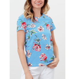Carley Stripe Classic Crew T-Shirt