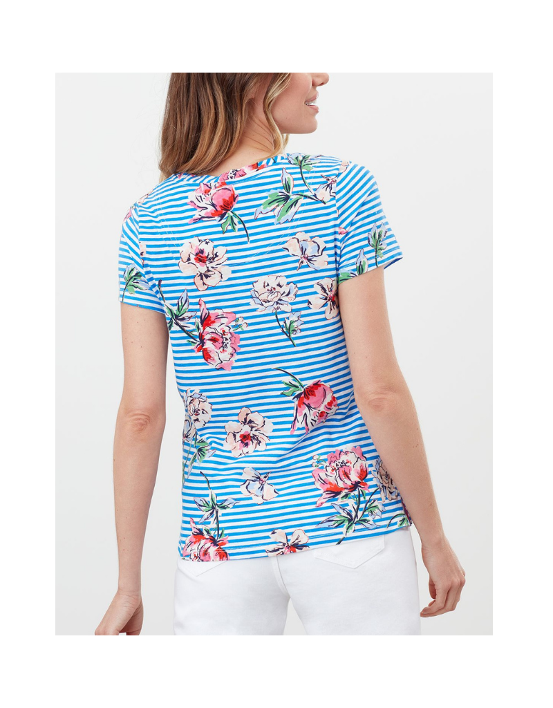 Carley Stripe Classic Crew T-Shirt