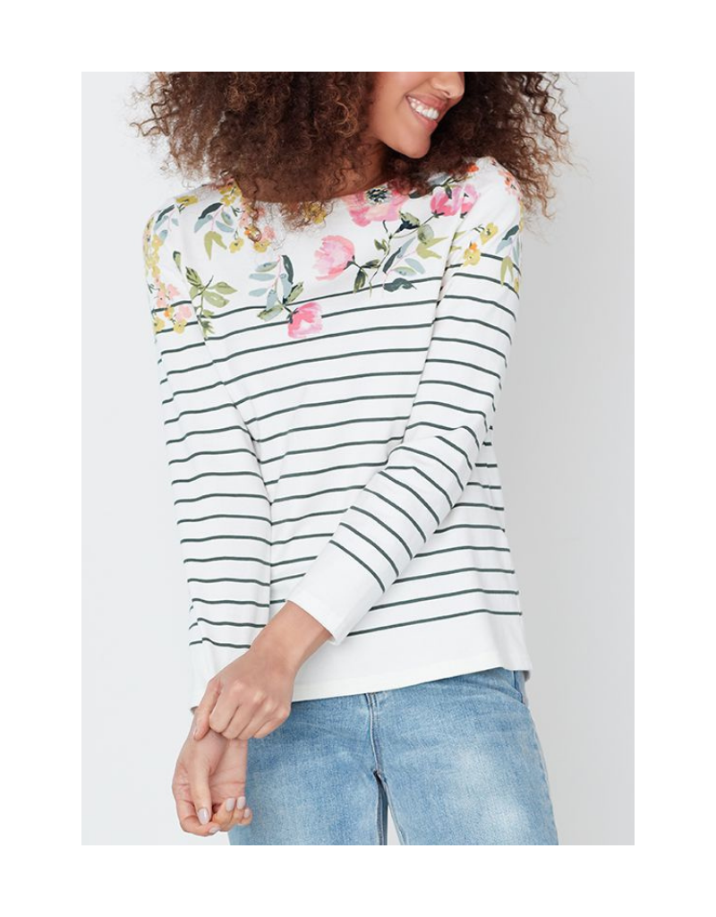 Harbour Print Long Sleeve Jersey Top