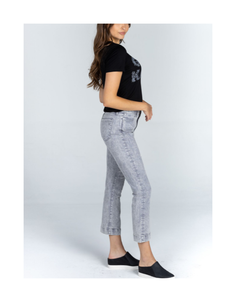 London Cropped Flair Jeans