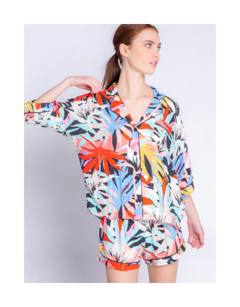Tropical Staycation PJ Set