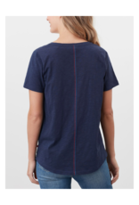 Celina Solid V Neck T-Shirt Top