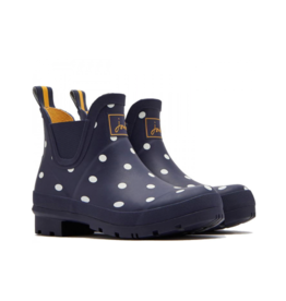 Joules Wellibob Short Height Wellies 202847 Navy Spot