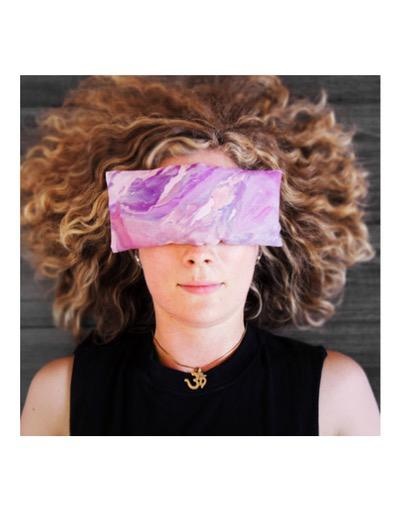 HandDyed Lavender Eye Pillow