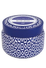 Capri Blue Printed Travel Tin Blue Jean